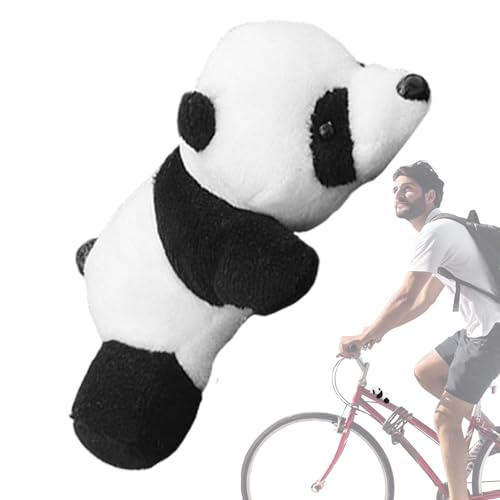 Bitong Puppe, niedlicher Panda-Dinosaurier-Anhänger, weicher Plüsch-Stofftier-Fahrradpuppe für Fahrräder, Roller, Fahrräder von Bitong