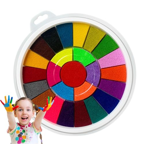 Fingermalerei-Kit Für Kinder, Farben Lustiges Finger Mal Set, Finger Mal Set, Finger Zeichnungs Spielzeug, Abwaschbares Fingermalset DIY Malset, Tippen Sie Auf Kreativität Und Fantasie Der Kinder von Bitong