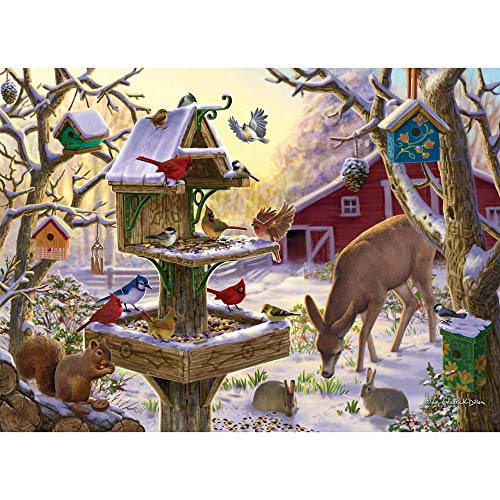 Bits and Pieces - 1000 Teile Puzzle für Erwachsene 50,8 x 68,6 cm – Sunrise Feasting – 1000 Teile Puzzle vom Künstler Liz Goodrick Dillon von Bits and Pieces