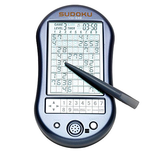 Bits and Pieces - Deluxe LCD Sudoku Spiel für unterwegs - Elektronisches Sudoku das in die Tasche passt - 7cm x 10cm x 2cm von Bits and Pieces