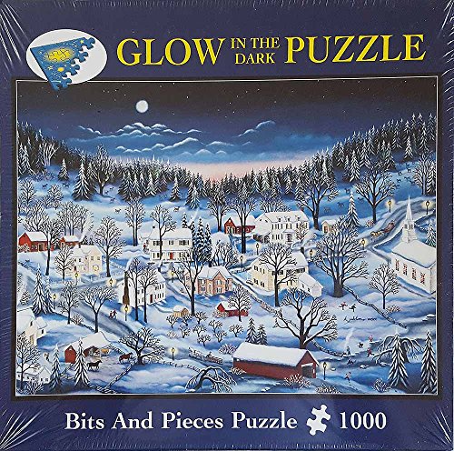 Glow in The Dark Puzzle, Kathy Jakobsen, Northern Moonlight, 2003, Bits and Pieces, 1000 Teile von Bits and Pieces