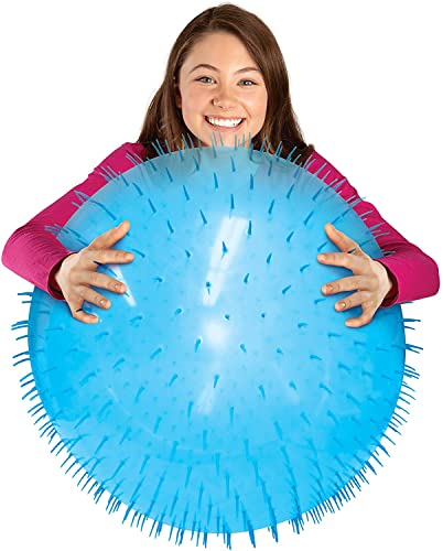 Bizak Bubble Toy, mehr als 50 cm, bunt, 2 in 1: Spiel drinnen oder draußen, mit Aufblasventil und Spikes von Bizak