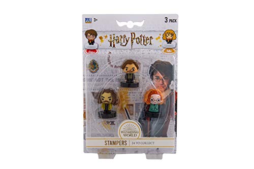 Bizak 64115020 Harry Potter Siegelstempel, 3er-Packung, bunt, S von Bizak