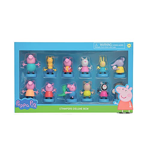 Bizak 64115068 Peppa Pig Wutz Figur mit Siegel, 12 Stück, bunt von Bizak