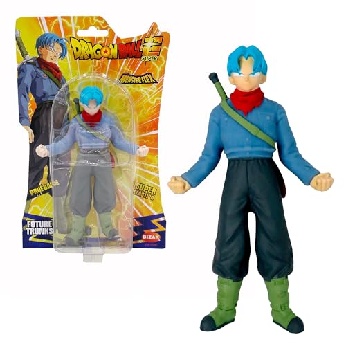 Bizak Monsterflex 64390230 Future Trunks Dragonball Figur Super Dehnbar 25 cm 12 zum Sammeln für Erwachsene Fans Sammler und Kinder ab 4 Jahren von Bizak