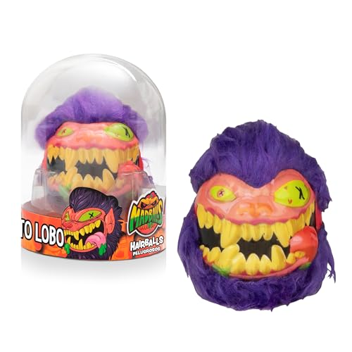 Bizak Madballs 64432950-1 Monsterbälle mit Haar und Squishme-Textur, Wolfsattel, 6 Designs zum Sammeln, ab 4 Jahren von Bizak