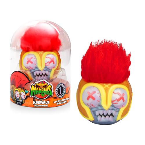 Bizak 64432950-2 Madballs, Monsterbälle mit Haar und Squishme-Textur, Extreme Abschreckung, 6 Designs zum Sammeln, ab 4 Jahren von Bizak