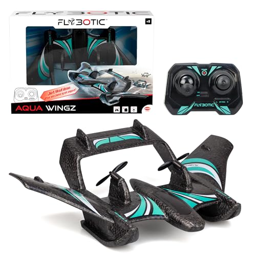 Bizak Aqua Wingz 62004498 RC Flugzeug mit LED-Leuchten, Starthilfe auf Wasser oder Erde, robuster EPP-Schaumstoff, ab 10 Jahren Bizak Aqua Wingz 62004498 RC Flugzeug mit LED-Leuchten, Starthilfe auf Wasser oder Erde, robuster EPP-Schaumstoff, ab 10 Jahren von Bizak