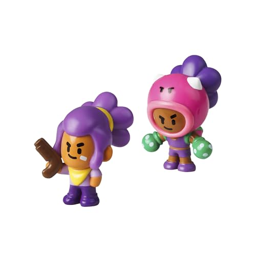 Bizak Brawl Stars Pack 2 Figuren, 6 cm, in Box, BO und Piper (64112015-4) von Bizak