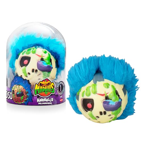 Bizak Haarige Madballs, Monsterbälle mit Haar und Squishme-Textur, böses Auge, 6 Sammeldesigns, ab 4 Jahren (64432950-6) von Bizak