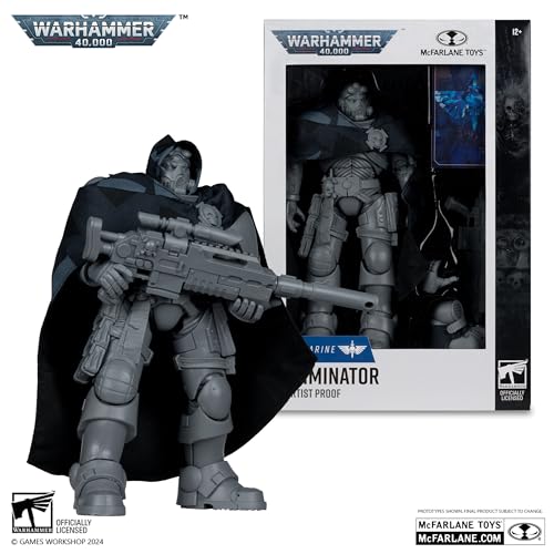 Bizak McFarlane 64380964 Warhammer 40000 Space Marine Eliminator Artist Proof Figur, Online-Videospiel, 18 cm, Welle 9 von Bizak