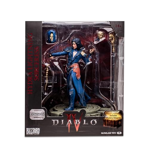 McFarlane Diablo IV Collection, Zaubererskulptur, Dekofigur, Videospiel, 15 cm, mit Zubehör und Einer geheimen Spielzeugwaffe, für Sammler, ab 14 Jahren, Bizak (64386723) von McFarlane