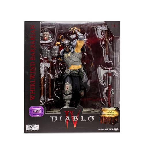 Bizak McFarlane Diablo IV Collection, Epische Barbaro-Skulptur, 15 cm, Videospielfigur mit Zubehör und Einer geheimen Spielzeugwaffe, für Sammler-Fans, 14 Jahre, (64386734) von McFarlane