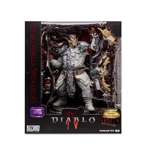 McFarlane Diablo IV Collection, Epische Druida-Skulptur, Dekofigur, Videospiel, 15 cm, mit Zubehör und Einer geheimen Spielzeugwaffe, für Sammler, 14 Jahre, Bizak (64386737) von Bizak