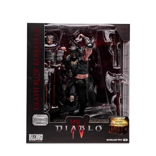 McFarlane Diablo IV Collection, Barbaro-Skulptur, Dekofigur, Videospielfigur, 15 cm, mit Zubehör und Einer geheimen Spielzeugwaffe, für Sammler, ab 14 Jahren, Bizak (64386721) von McFarlane