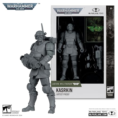 Bizak McFarlane Warhammer 40000 - Astra Militarum Karski Artist Proof Figur - Online-Videospiel - 18 cm bewegliche Malskulptur Wave 9 (64380962) von Bizak