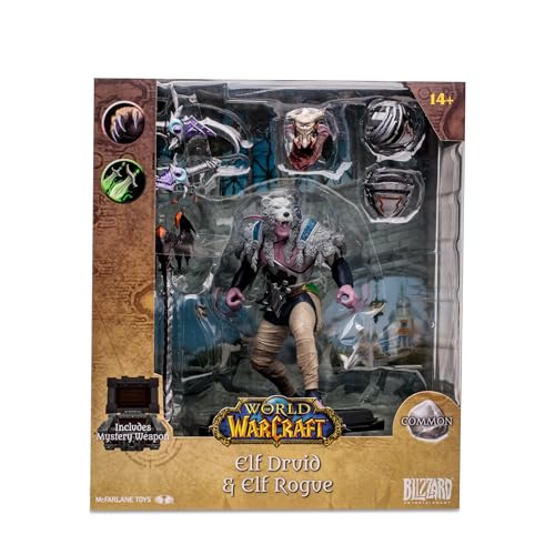 McFarlane World of Warcraft Night Elf Figur, 15 cm von McFarlane