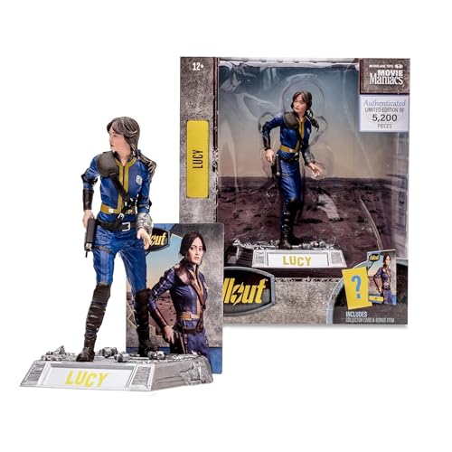 Bizak Mcfarlane Fallout, Lucy-Skulptur, Videospiel, Dekofigur, 15 cm, mit Zubehör und Einer geheimen Spielzeugwaffe, für Sammler-Fans, 14 Jahre, (64384046) von Bizak