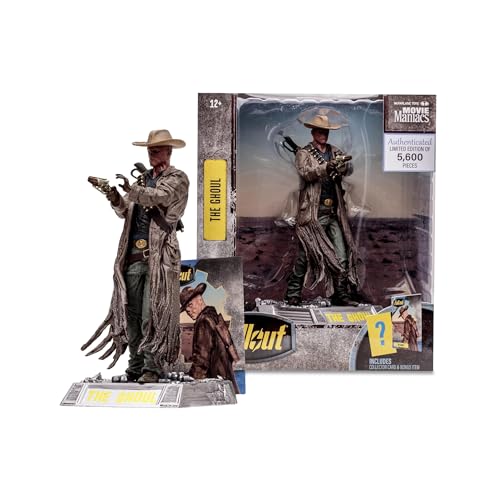 Bizak Mcfarlane Fallout Ghoul-Skulptur, Videospiel, Dekofigur, 15 cm, mit Zubehör und Einer geheimen Spielzeugwaffe, für Fans Sammler, 14 Jahre, (64384048) von Bizak