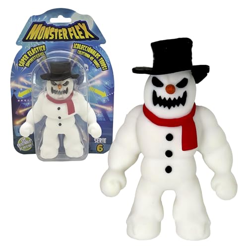 Bizak Monsterflex Classic Monstermodelle Snow Badman, super ausziehbar und elastisch, 25 cm, 14 zum Sammeln, für Erwachsene Fans und Kinder ab 4 Jahren (64390004-3) von Bizak