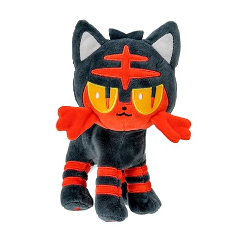 Bizak Pokemon 63223075 Offizielles Litten-Plüschtier, 21 cm von Bizak