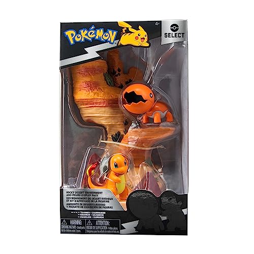 Bizak Pokemon Mini-Welt Die Ruinen + 2 Trapinch & Charmander Figuren, Spielset mit verschiedenen Ebenen und Zwei Figuren enthalten (63222766) von Bizak