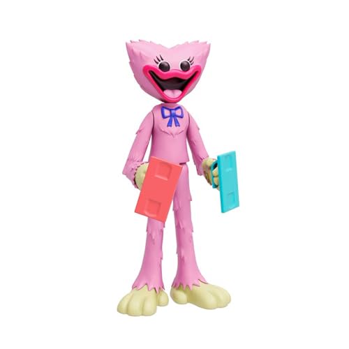 Bizak Poppy Playtime Kissy Missy bewegliche Actionfigur, 13 cm, mit Zubehör wie im Videospiel, Verschiedene Figuren zum Sammeln, ab 6 Jahren (64237702) von Bizak