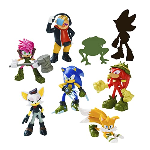 Bizak Sonic Prime 8er Pack Figuren 6,5 cm hoch in Deluxe-Box inklusive 2 exklusiven Überraschungsfiguren Sortiment 1 (64112004-1) von Bizak