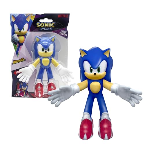 Bizak Sonic Monsterflex 64390008 Super ausziehbare und elastische Sonic-Sammelfiguren, Spielzeug für Jungen und Mädchen ab 4 Jahren von Bizak