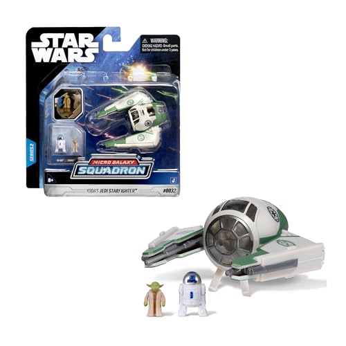 Bizak Star Wars Schiff 8 cm Jedi Starfighter von Yoda mit 2 Figuren (62610008) von Bizak