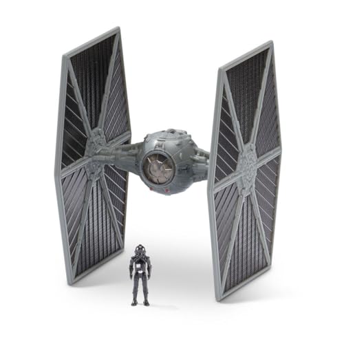 Bizak Star Wars Schiff, 8 cm, Tie Fighter, Grau, inklusive 1 Figur (62610004) von Bizak