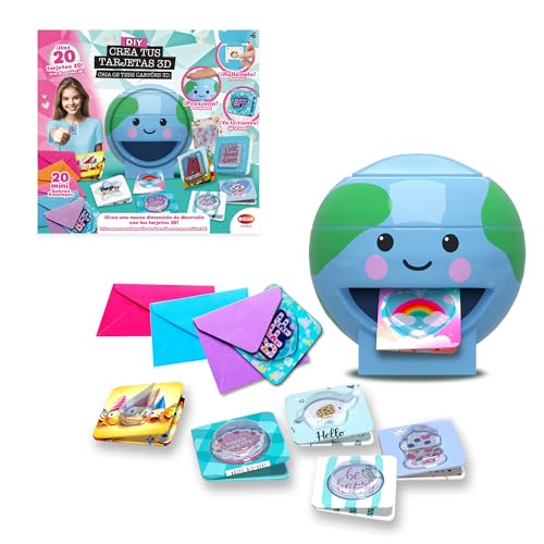 Bizak Sticker-Maker 63332666 3D-Karten, lustige Maschine zum Erstellen einzigartiger und personalisierter Postkarten und Karten, Geschenk für Mädchen und Jungen ab 6 Jahren Bizak Sticker-Maker 63332666 3D-Karten, lustige Maschine zum Erstellen einzigartiger und personalisierter Postkarten und Karten, Geschenk für Mädchen und Jungen ab 6 Jahren von Bizak