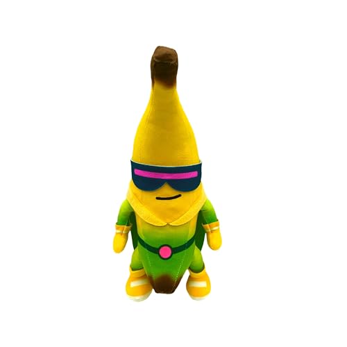 Bizak Stumble Guys 64117016-7 Super Bananen-Plüschtier, 20 cm, weiches und kuscheliges Spielzeug, Geschenk für Kinder oder Erwachsene jeden Alters von Bizak