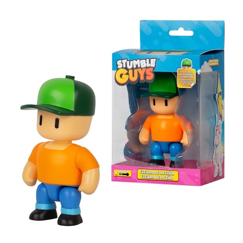 Bizak Stumble Guys Mr Stamble, 11 cm, bewegliche Action-Figur, offizielles Lizenzprodukt, Sammler, Erwachsene Fans und Jungen oder Mädchen ab 8 Jahren (64116012) von Bizak