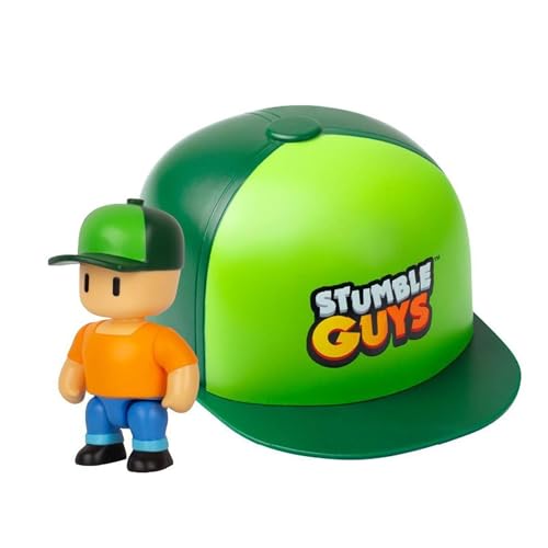 Bizak Stumble Guys Pack 64113700 Mütze mit 1 beweglichen Überraschungsfigur, 5 cm, offiziell lizenziert von Videospiel, Sammler, Fans und Jungen oder Mädchen von Bizak