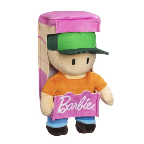 Bizak Stumble Guys X Barbie Plüschtier, 20 cm, Mr.Stamble Barbie Exklusiver Charakter zum Kuscheln und Sammeln, Spielzeug für alle Altersgruppen (64110023-2) von Bizak