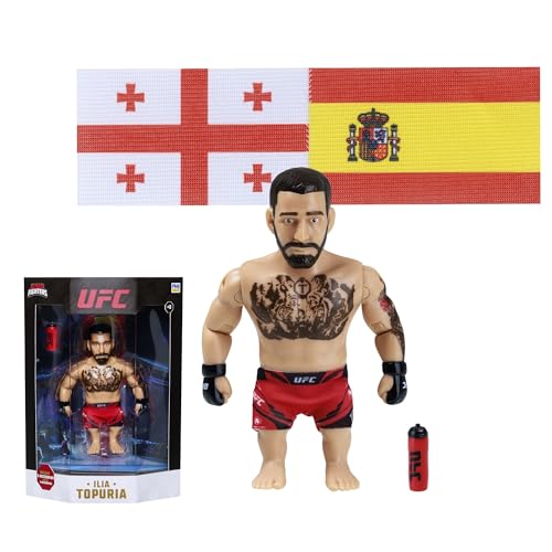 Bizak UFC Legends 64119016-02 Ilia Topuria Figur, 11,5 cm, mit Zubehör, offizielle Kollektion MMA, ab 8 Jahren Bizak UFC Legends 64119016-02 Ilia Topuria Figur, 11,5 cm, mit Zubehör, offizielle Kollektion MMA, ab 8 Jahren von Bizak