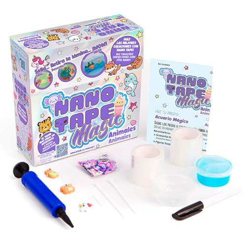 Bizak Nano Art 64484119 - Tiere, Mittelpackung, 2 Rollen Klebeband, Zubehör und Filzstifte, Slime und Sprinkles Bizak Nano Art 64484119 - Tiere, Mittelpackung, 2 Rollen Klebeband, Zubehör und Filzstifte, Slime und Sprinkles von Bizak