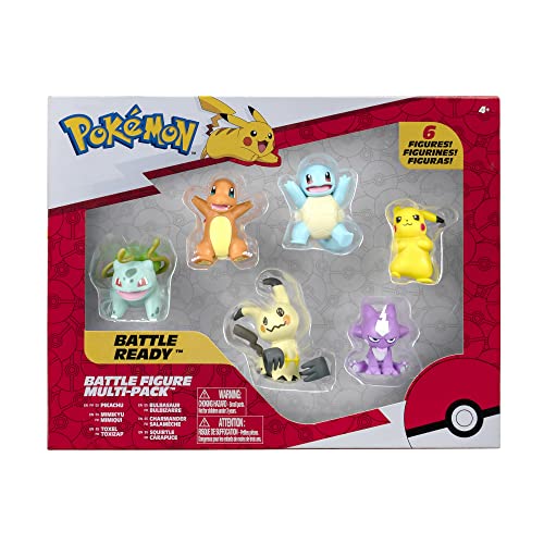 Bizak Pokemon Multipack 6 Figuren, Pack mit 6 der Lieblings-Pokemon mit unglaublichen Ausführungen (63222684) von Bizak