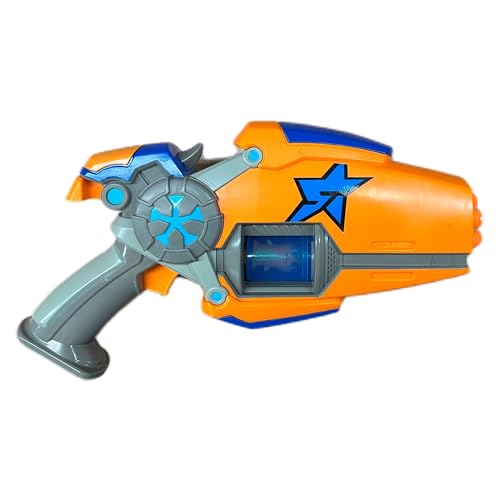 Slugterra Eli's Megamorph Blaster, Spielzeugpistole, Dartwerfer für Kinder mit Design der Zeichentrickserie, mit 8 Schaumstoff-Dartpfeilen, Lanze aus 9 m Entfernung, Bizak (64410006) von SLUGTERRA