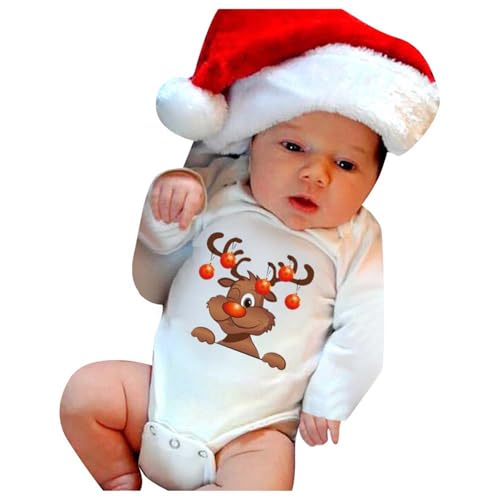 Bkazwe Baby Weihnachtskleidung Strampler Junge Mädchen Neugeborenes Weihnachten Kostüm Kinder Weihnachtsmann Kostüm Weihnachtsoutfit Baby Nikolaus Kostüm Baby Erstausstattung Neugebore von Bkazwe