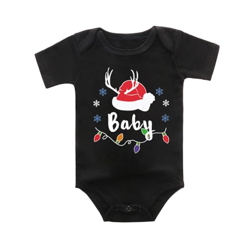 Bkazwe Baby Weihnachtskleidung Weihnachten Strampler Neugeborene Junge Baby Strampler Kinder Weihnachtsmann Kostüm Weihnachten Outfit Baby Nikolaus Kostüm Baby Erstausstattung Neugebore von Bkazwe