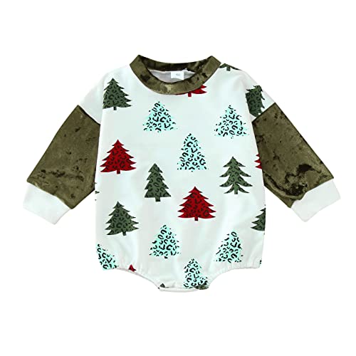 Bkazwe Babybody mit Spruch für Jungen Mädchen Strampler Junge Mädchen Neugeborenes Santa Baby Kleidung Kinder Weihnachtsmann Kostüm Weihnachtsoutfit Baby Nikolaus Kostüm My First Christmas von Bkazwe