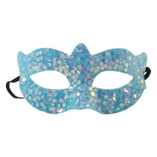 Bkazwe Glänzende Pailletten Venezianische Maske Damen Maskerade Maske Venezianischen Gesichtsmaske Karnevalsmasken Masquerade Mask Karneval Karneval Dekorationen Venedig Karneval Mottoparty Kostüm von Bkazwe