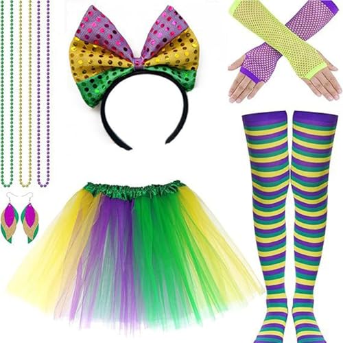 Bkazwe Kostüm 80er Jahre Damen Cosplay Thema Anzug Tutu rock damen Faschingskostüm Damen 80er Outfit 80er Kleidung Kostüm Damen Fasching 1980er Jahre Kostüm Set für Erwachsene von Bkazwe