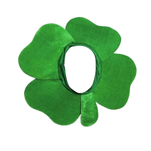 Bkazwe St. Patrick's Day Hut Grün Samtgrüner Kleeblatt Zylinder Hut Leprechaun Grüne Kopfbedeckung mit irischem Kleeblatt Grüner Zylinder Party Hüte Faschingskostüme Holiday Costume Accessory von Bkazwe