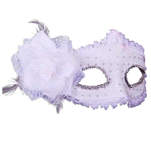 Bkazwe Venezianische Maske Damen Herren venezianische Retro-Maske Maskerade Maske Maskenball Masken Kostüm Masquerade Mask Karneval Cosplay Kostüm für Karneval Abendkleid von Bkazwe