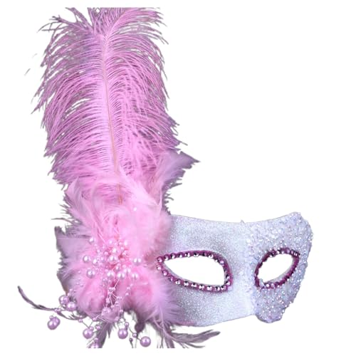 Bkazwe Venezianische Maske Damen venezianische Retro-Maske Gesichtsmaske Maskenball Masken Kostüm Masquerade Mask für Karneval Cosplay Kostüm Venedig Karneval Mottoparty Kostüm Maske von Bkazwe