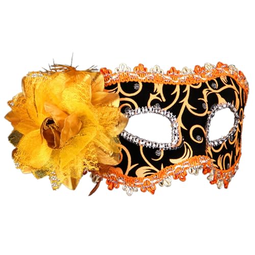 Bkazwe Venezianische Masken für Frauen venezianische Retro-Maske Gesichtsmaske Maskenball Masken Kostüm Masquerade Mask Karneval Mardi Gras Deecorations Venedig Karneval Mottoparty Kostüm Maske von Bkazwe