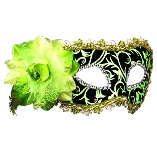 Bkazwe Venezianische Masken für Frauen venezianische Retro-Maske Gesichtsmaske Maskenball Masken Kostüm Masquerade Mask Karneval Mardi Gras Deecorations Venedig Karneval Mottoparty Kostüm Maske von Bkazwe